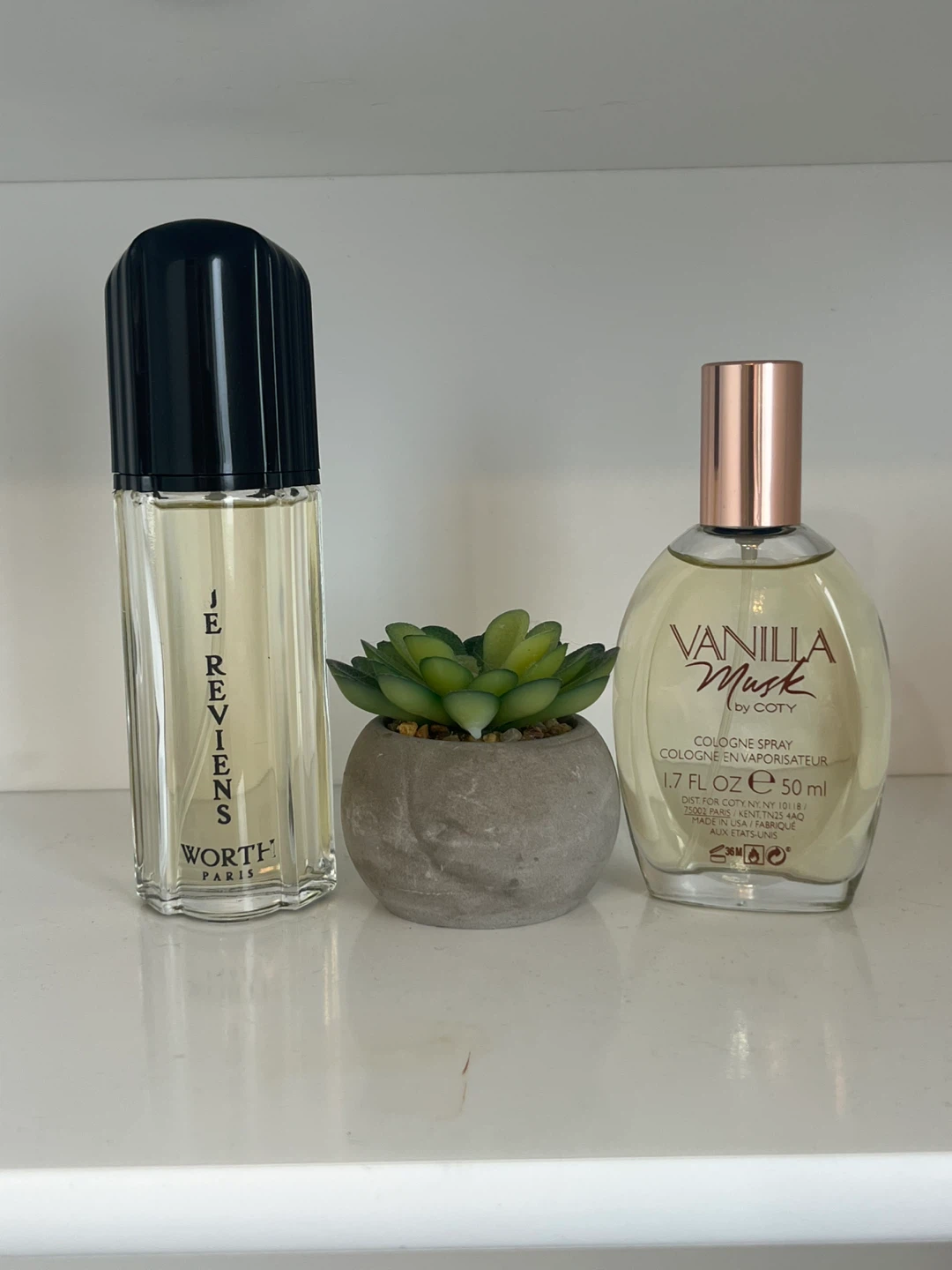 Je Reviens by Worth and Vanilla Musk by Coty Cologne