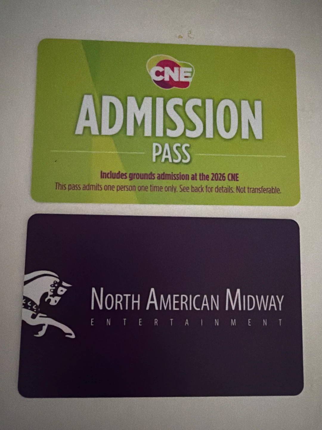CNE admission + 3 ride tickets