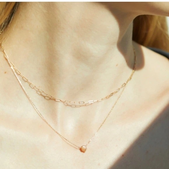 Catbird A.M. Thorne peach moonstone necklace - photo 2