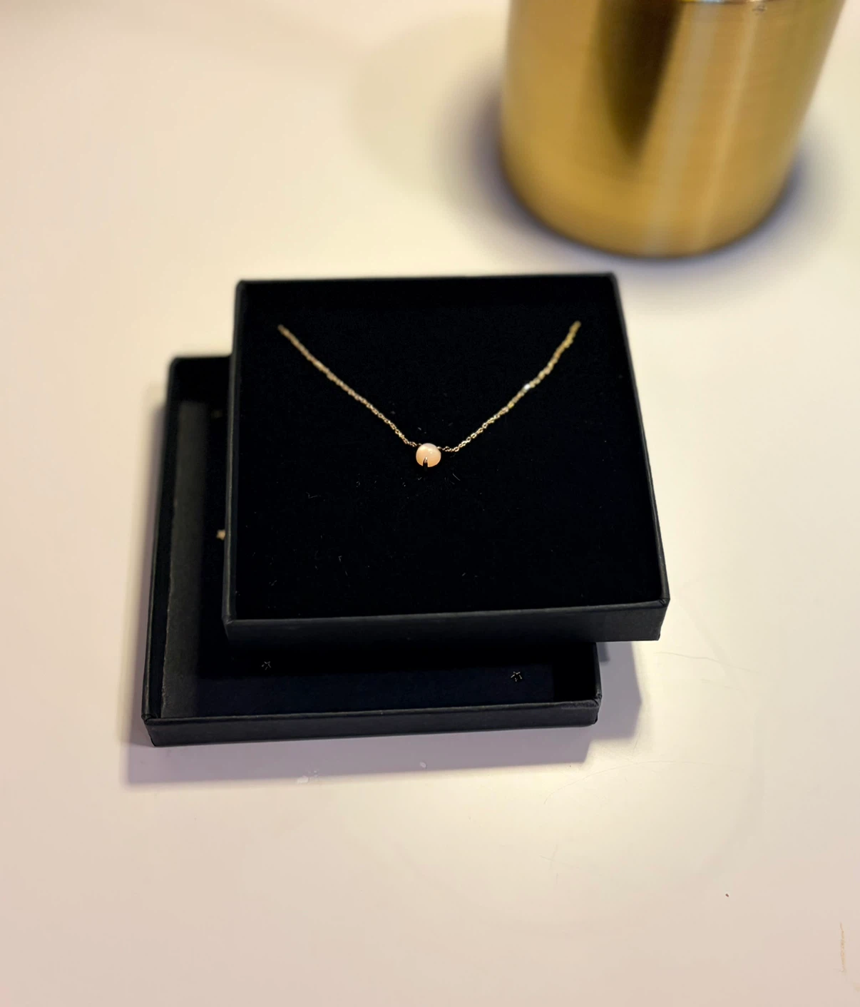 Catbird A.M. Thorne peach moonstone necklace - photo 4