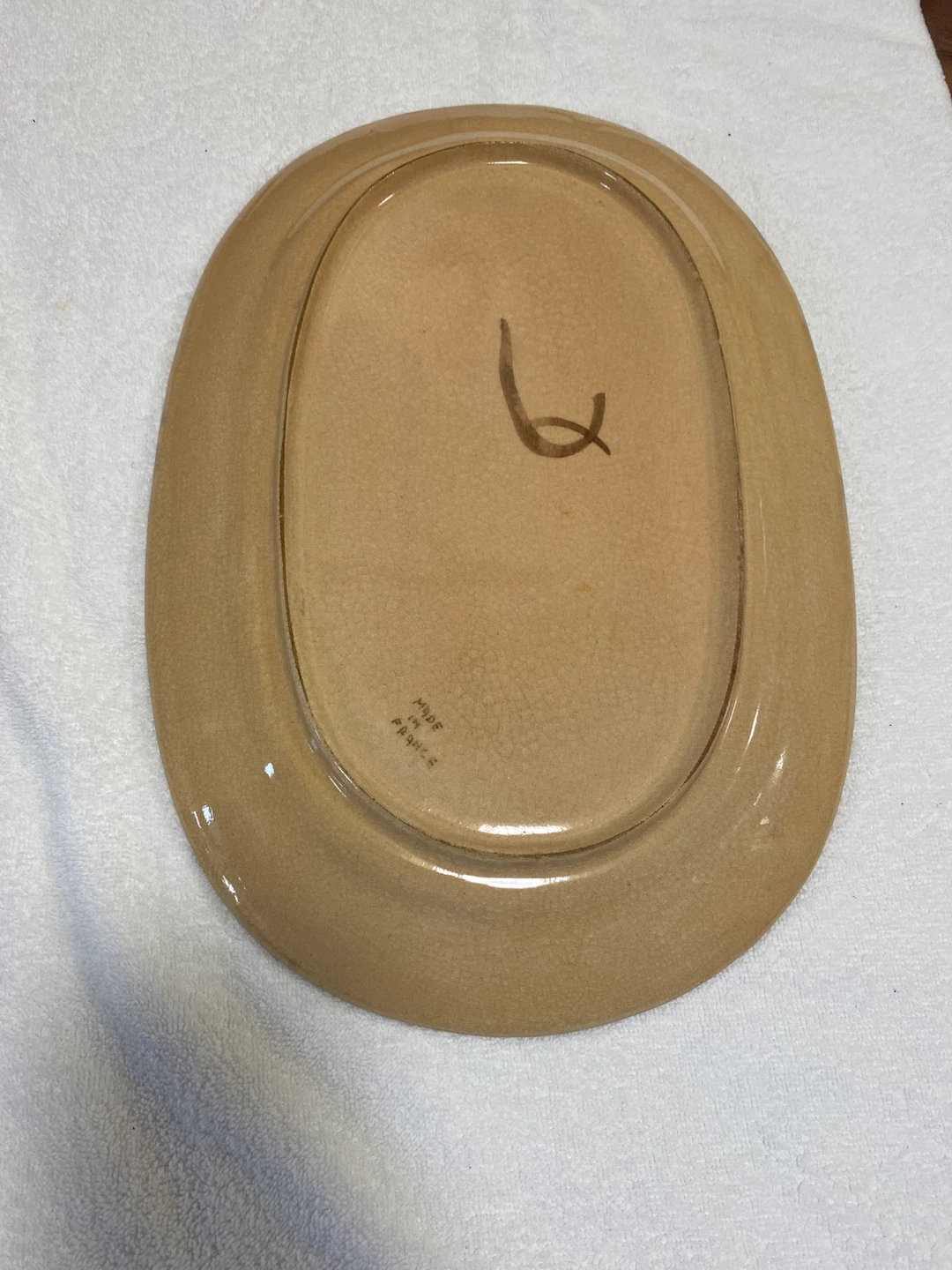 Hand-Painted Ceramic Serving Dish with Fish Design - photo 2