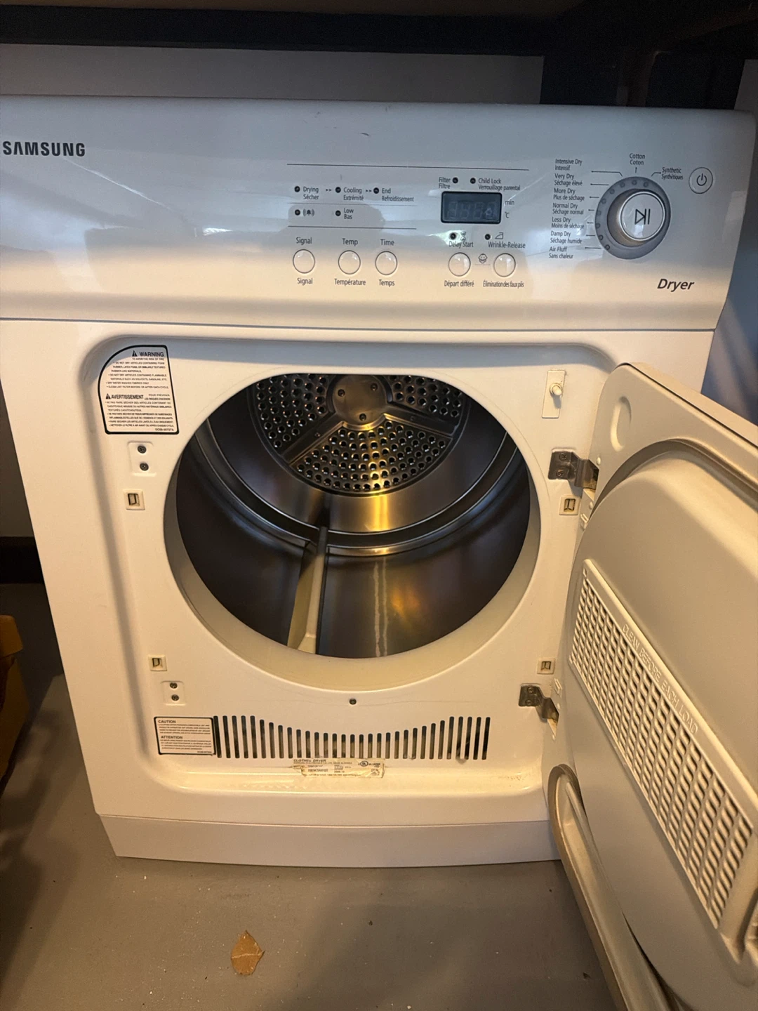 Samsung White Dryer - photo 3
