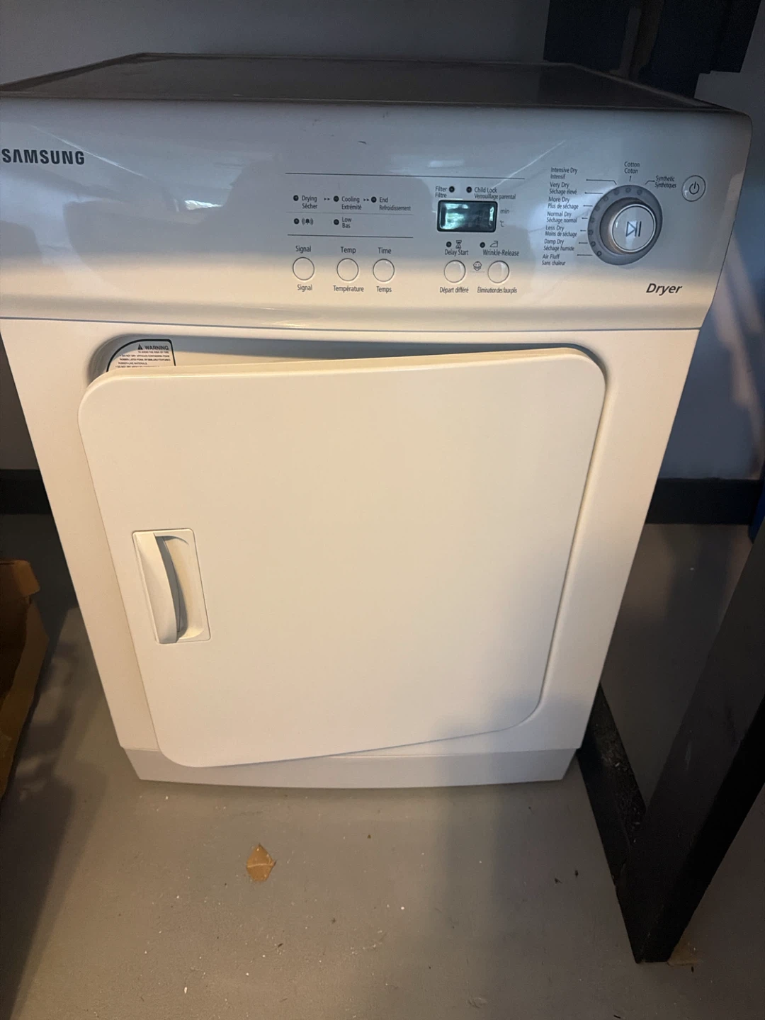 Samsung White Dryer - photo 4