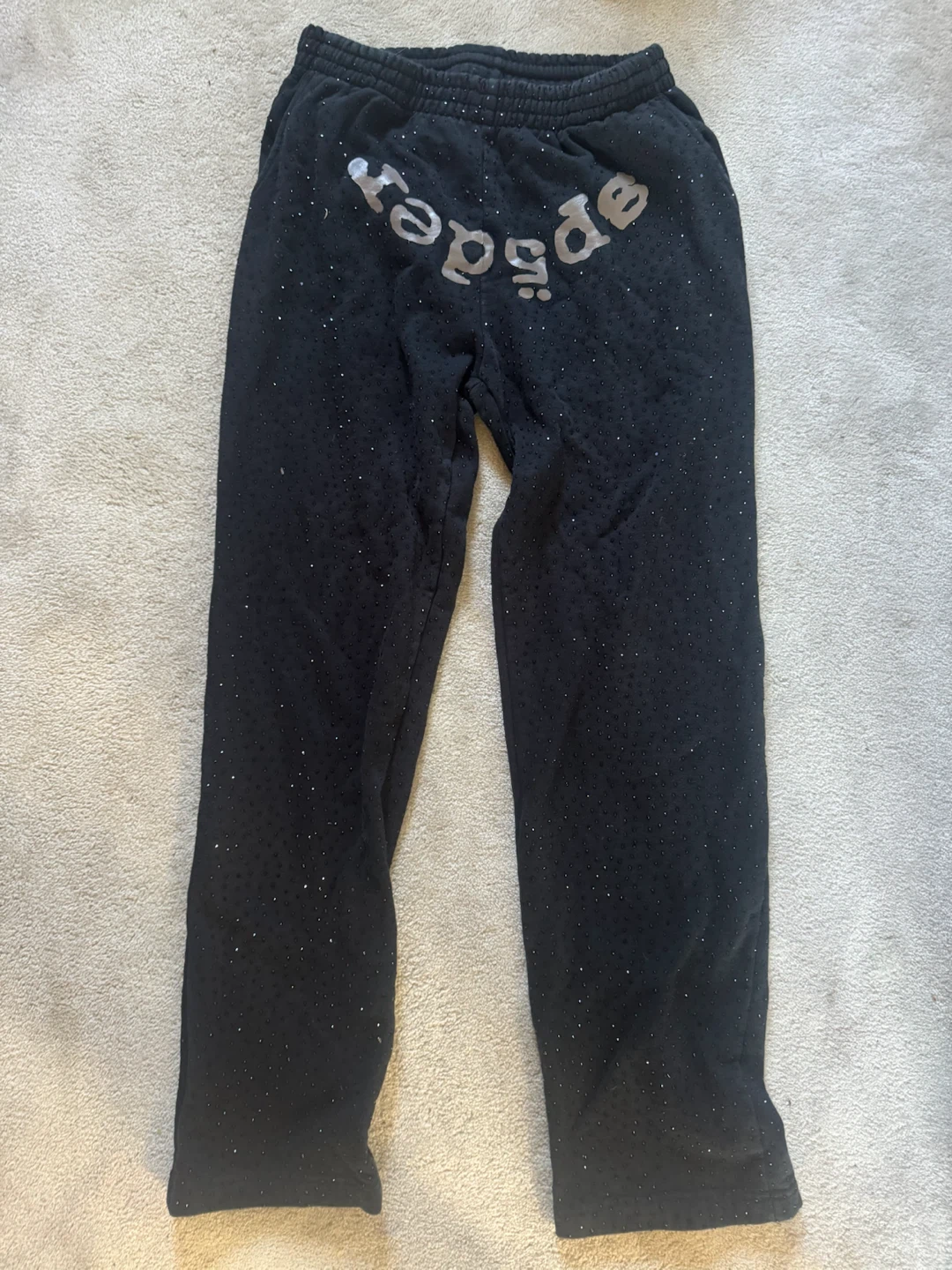 Spider Hoodie and Sweatpants Set Black Size M - photo 4