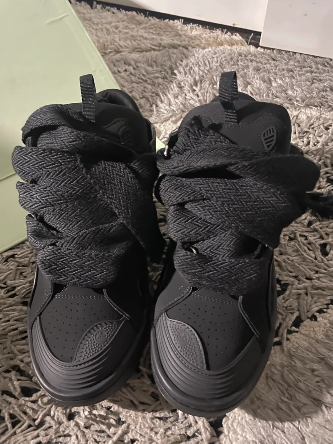 Lanvin Curb Sneakers - Black
