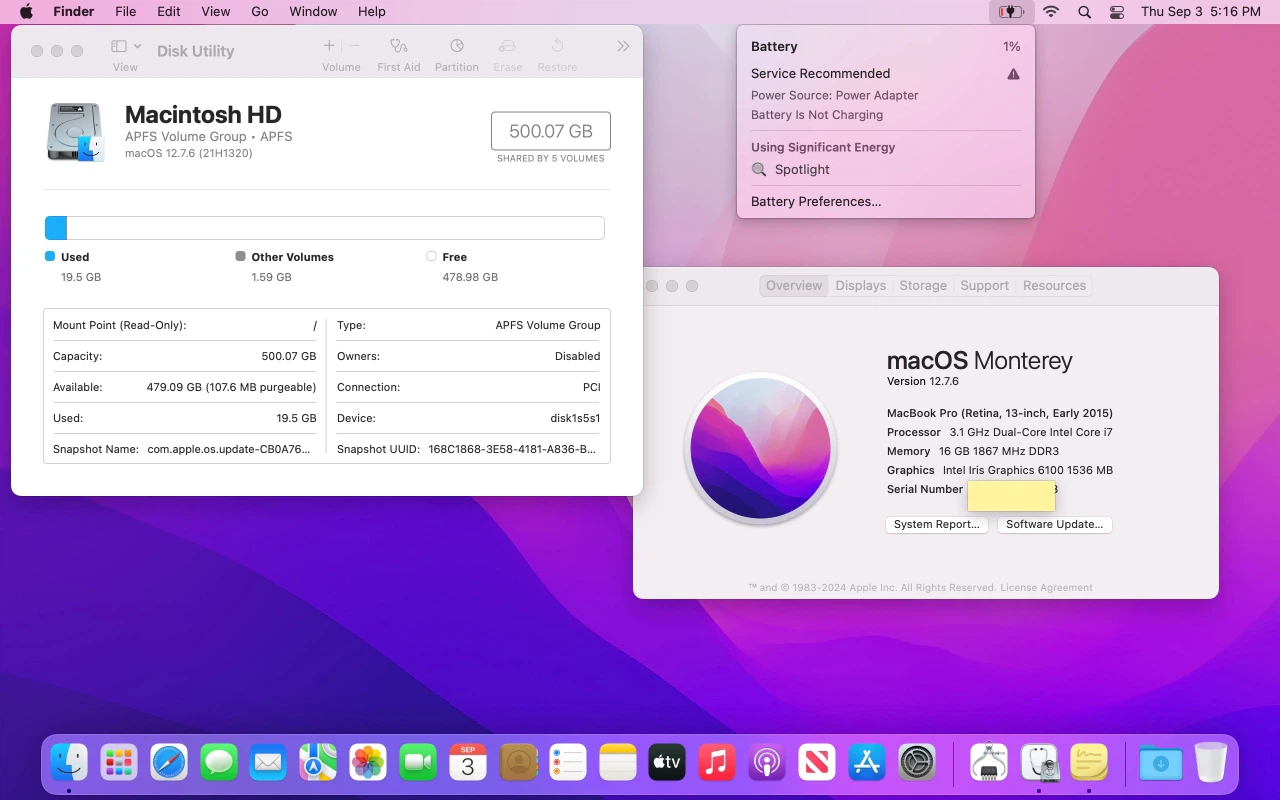 Apple MacBook Pro 13-inch Early 2015
