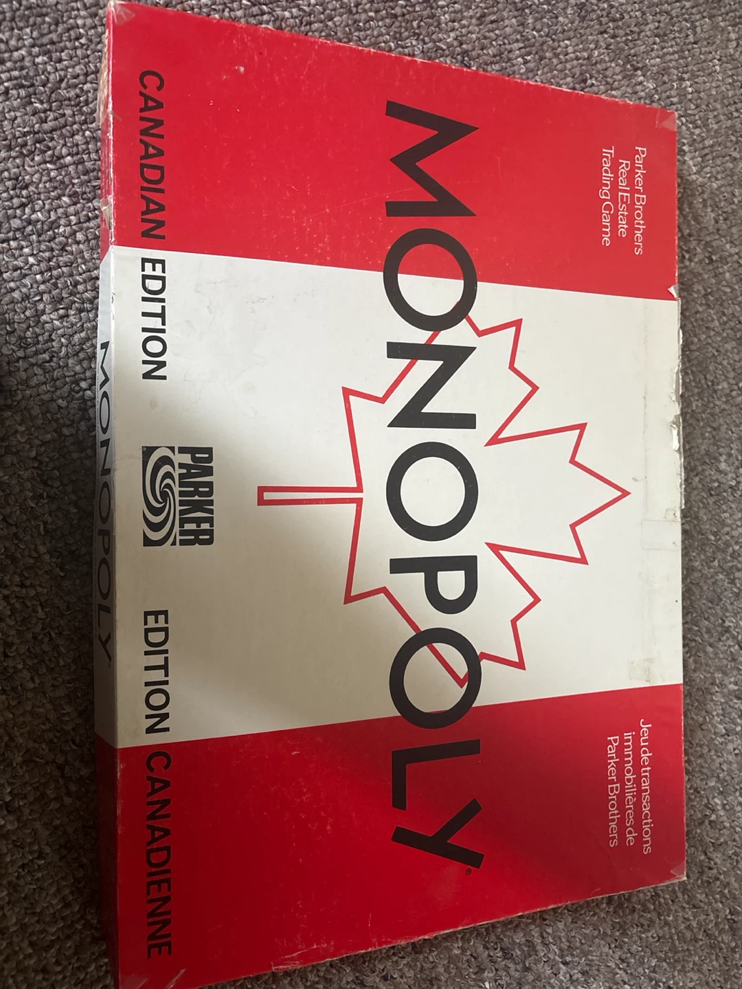 Monopoly Canadian Edition Board Game