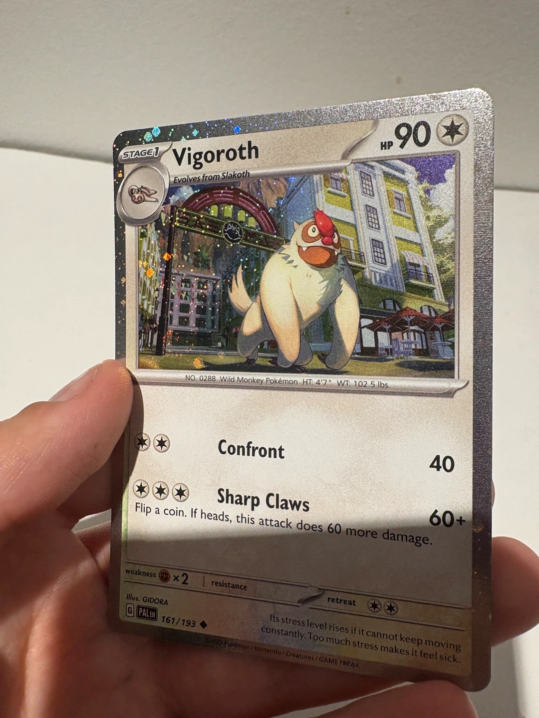 Vigoroth cosmo holo with swirl - photo 2