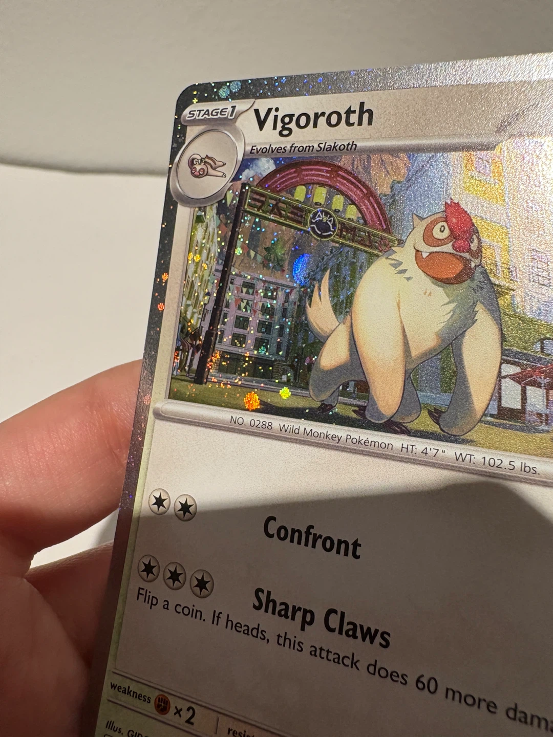 Vigoroth cosmo holo with swirl - photo 3