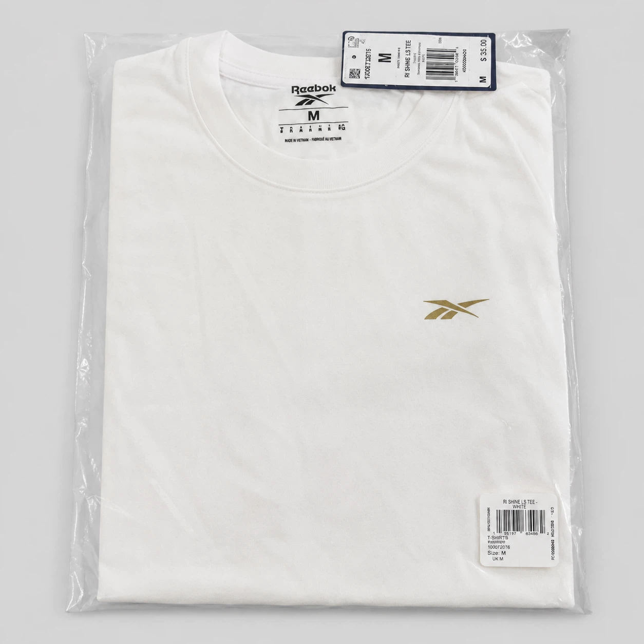 2 New Men’s T-Shirts Nike & Reebok Size M - photo 2