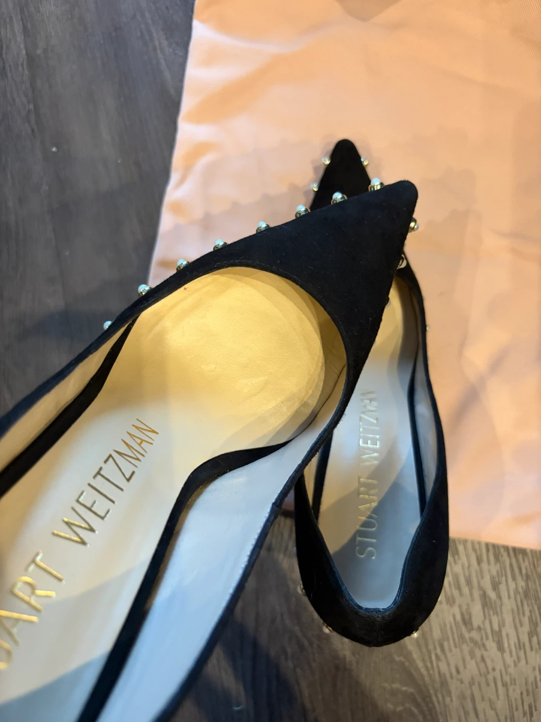 Stuart Weitzman Suede Pearl 100 Pump - photo 4