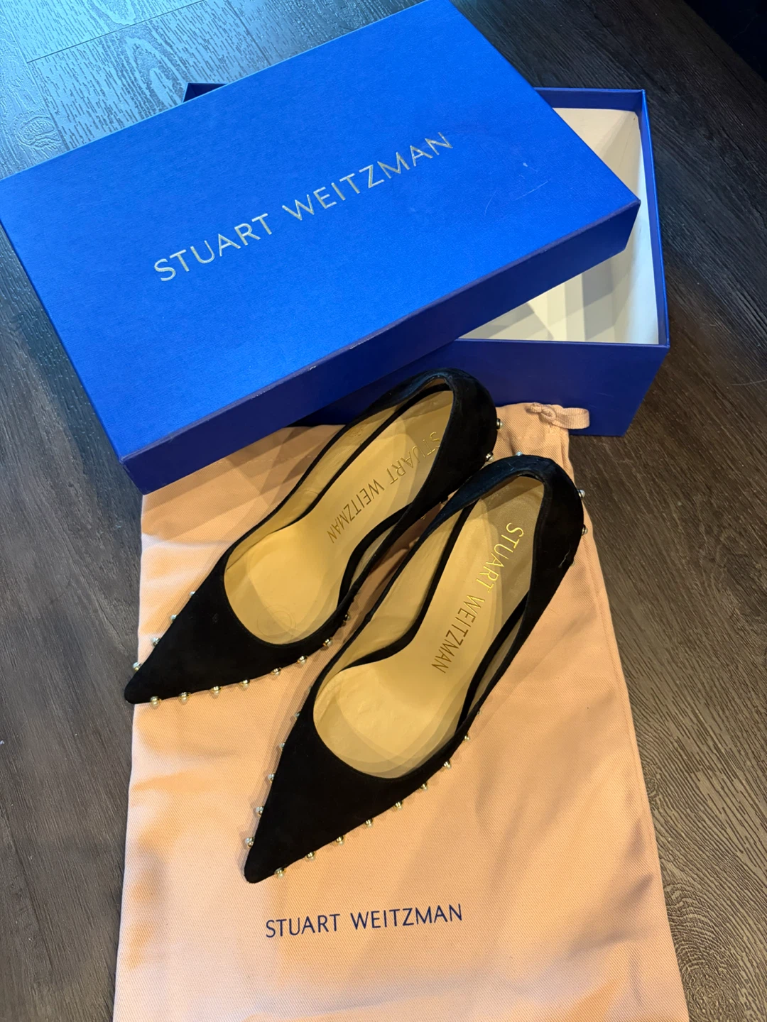 Stuart Weitzman Suede Pearl 100 Pump - photo 5