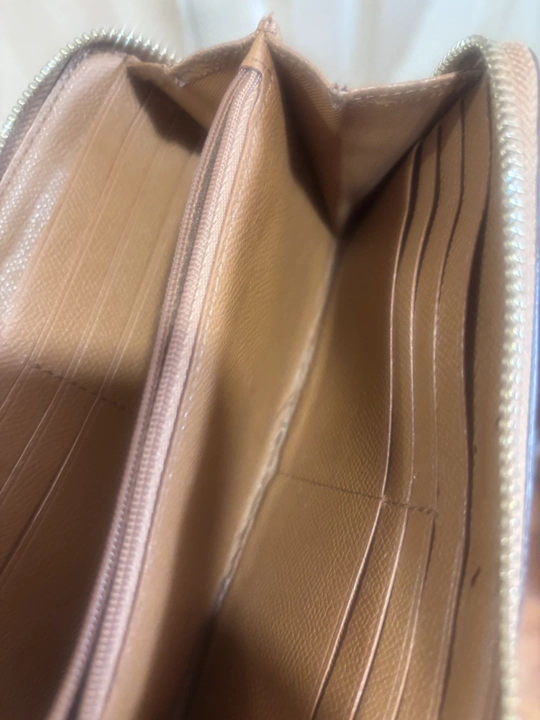 Coach Tan Leather Zip-Around Wallet - photo 2