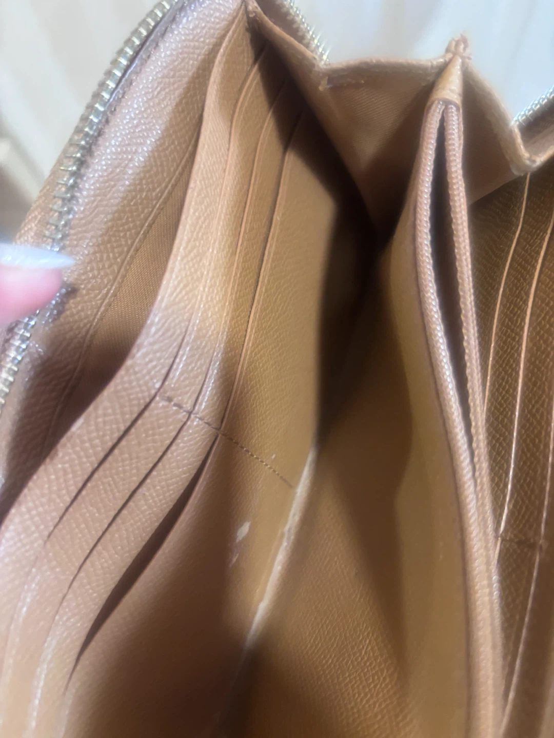Coach Tan Leather Zip-Around Wallet - photo 3