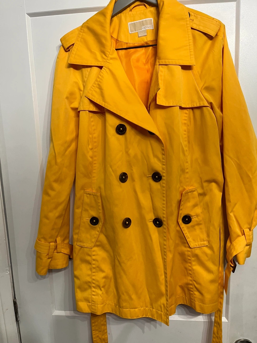 Michael Kors Yellow Trench Coat - photo 3