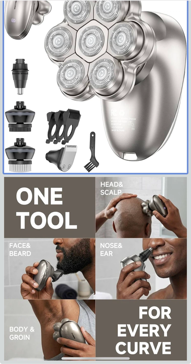 Wenzhou Hemel Electric Shaver HM-1698 7D - photo 3