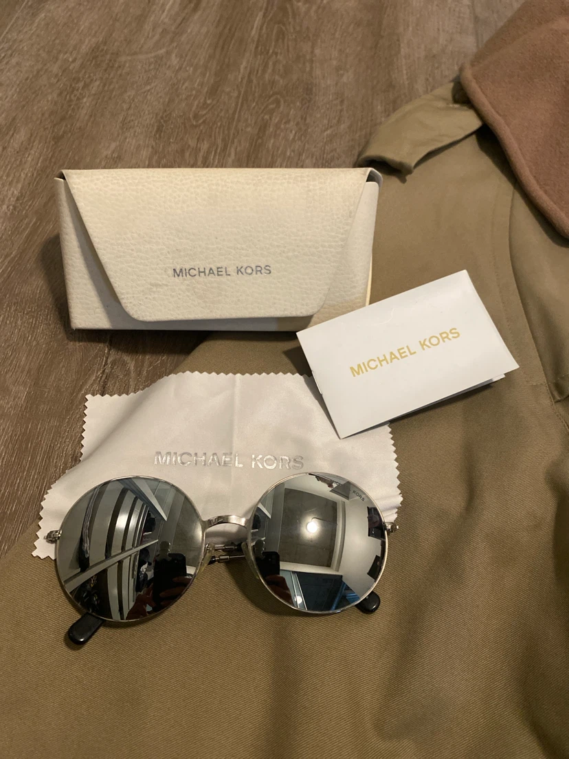 Michael Kors Round Mirrored Sunglasses