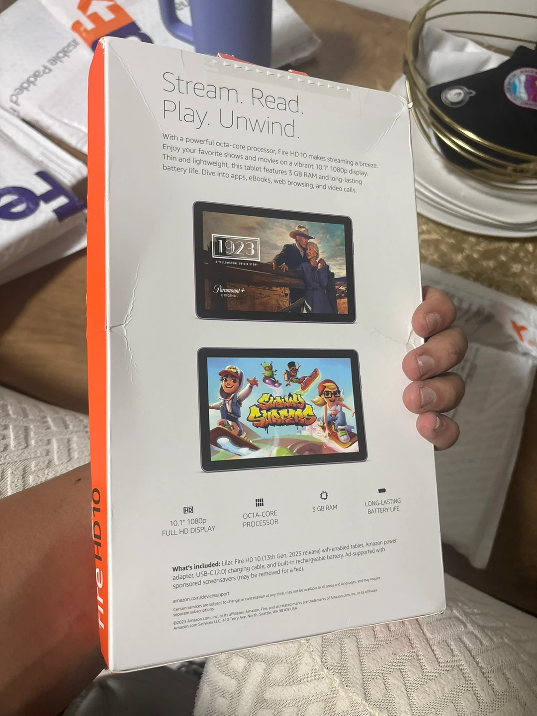 Amazon Fire HD 10 Tablet Lilac 64GB 13th Gen - photo 2