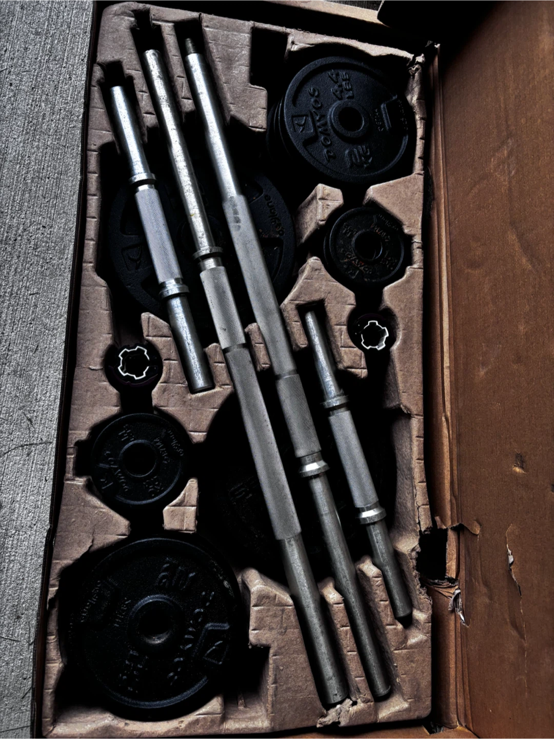 Domyos 50kg Dumbbell and Barbell Weight Set - photo 4