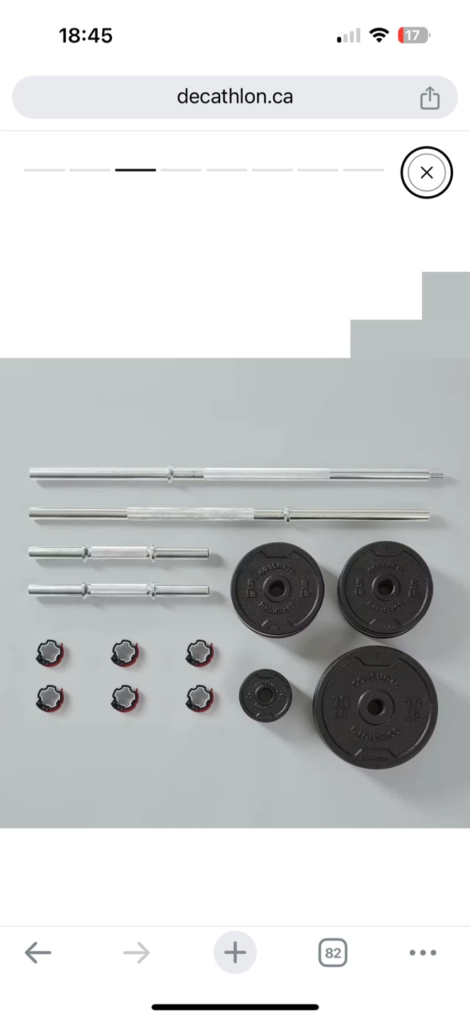 Domyos 50kg Dumbbell and Barbell Weight Set - photo 5