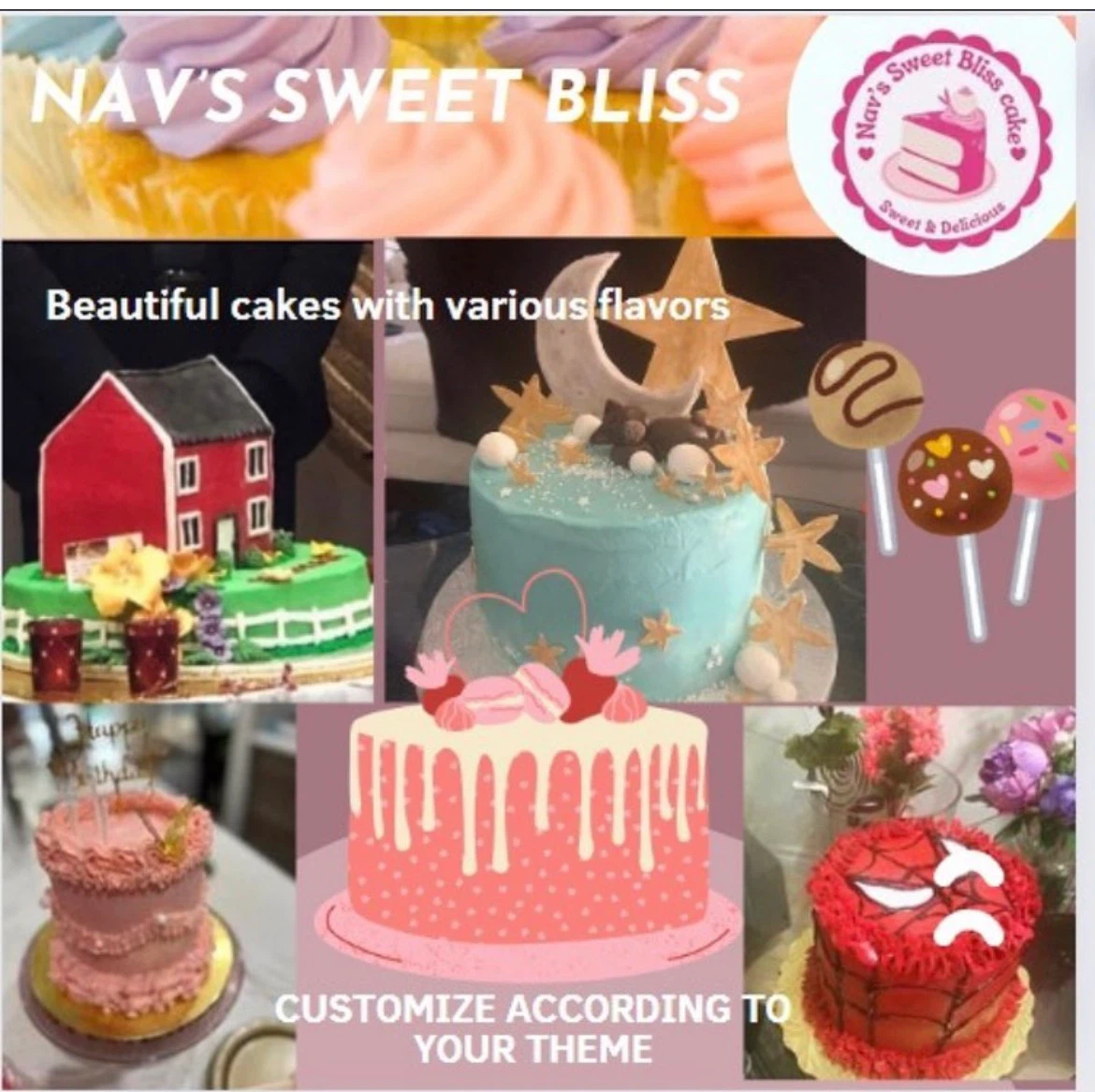 Custom Specialty Cake by Nav's Sweet Bliss