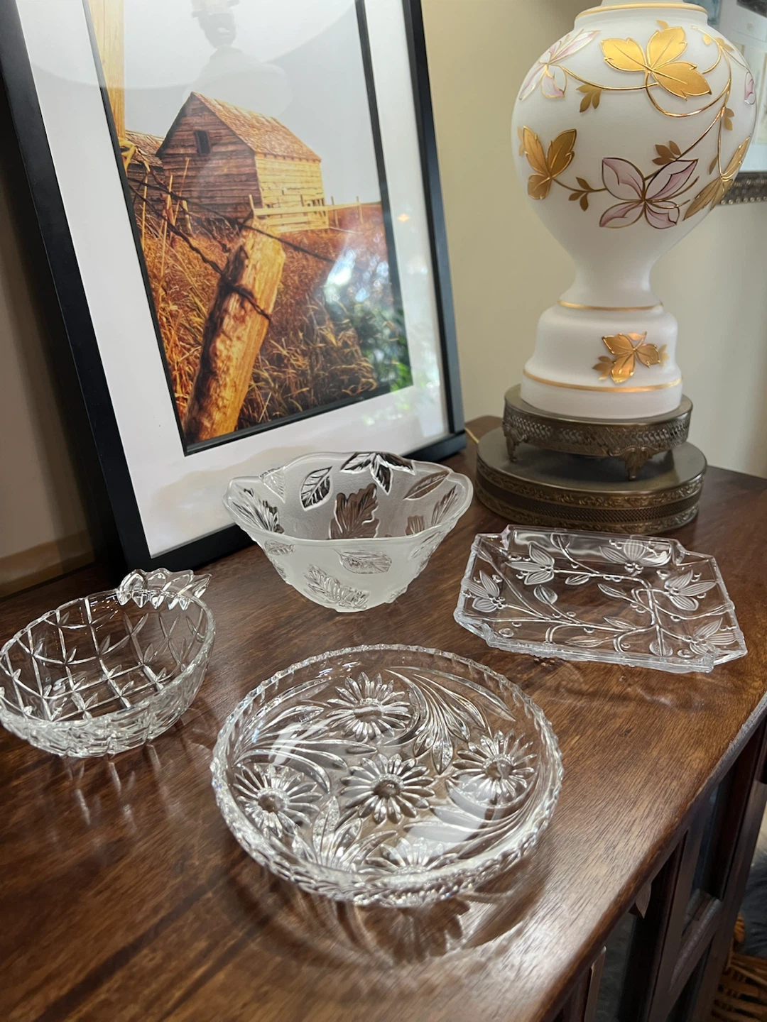 Collection Of Vintage Glassware