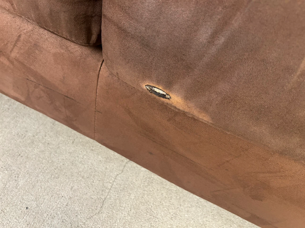 DELIVERY AVAILABLE! MICROFIBER SOFA + CHAIR FOR $150! - photo 5