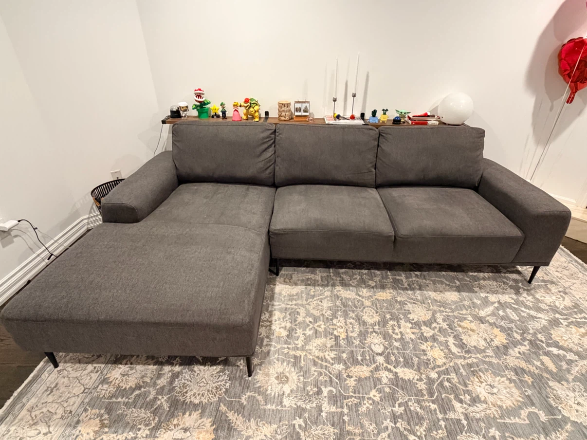 Grey Sectional Sofa - photo 2