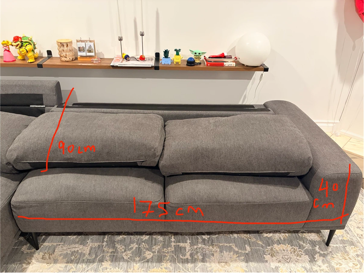 Grey Sectional Sofa - photo 4