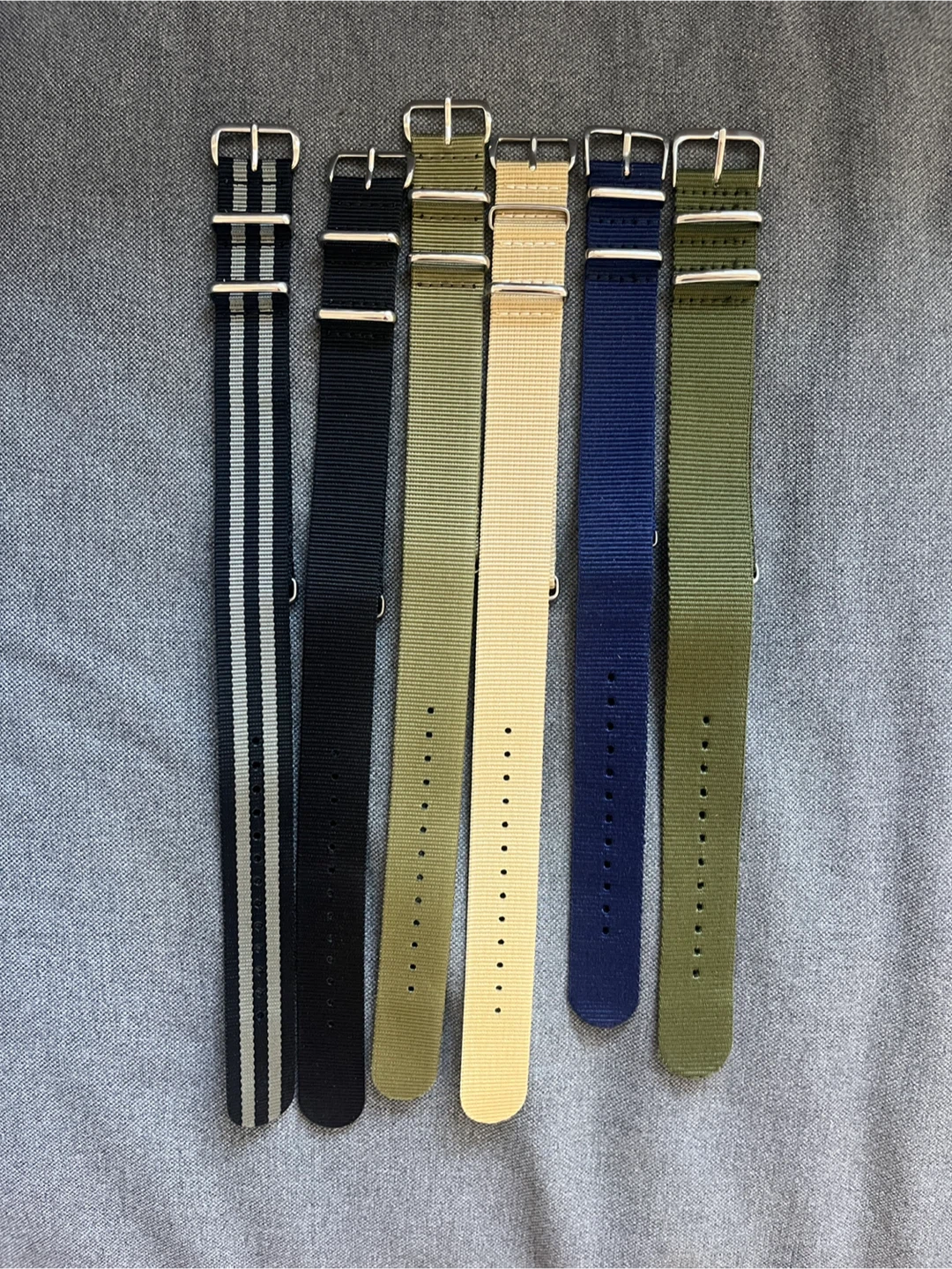 6 Nylon NATO Watch Straps