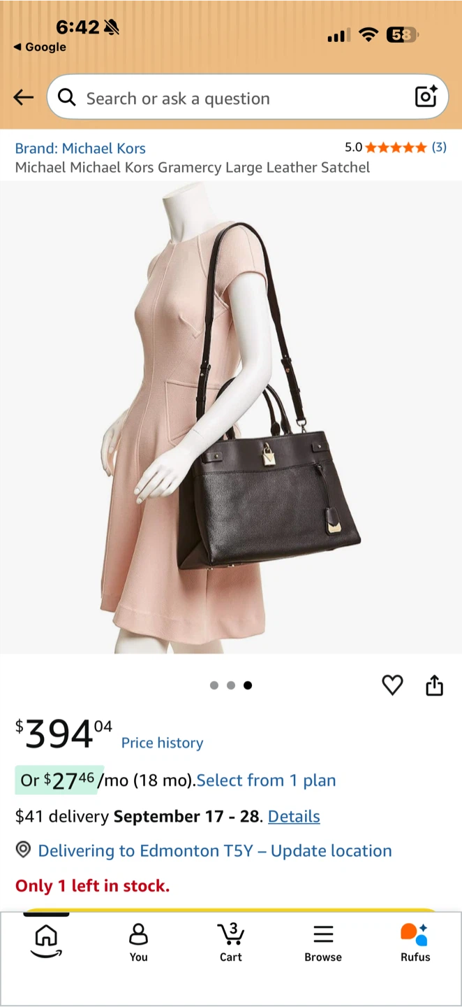 Michael Kors Gramercy Large Leather Satchel - photo 3