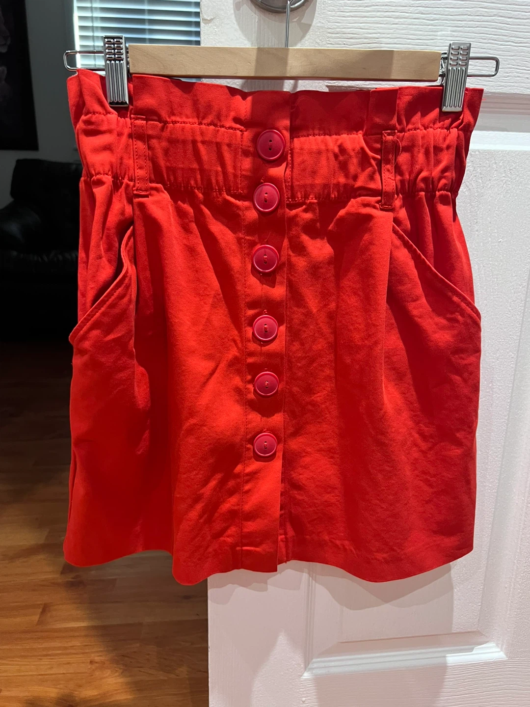 Red Mini Skirt Size S