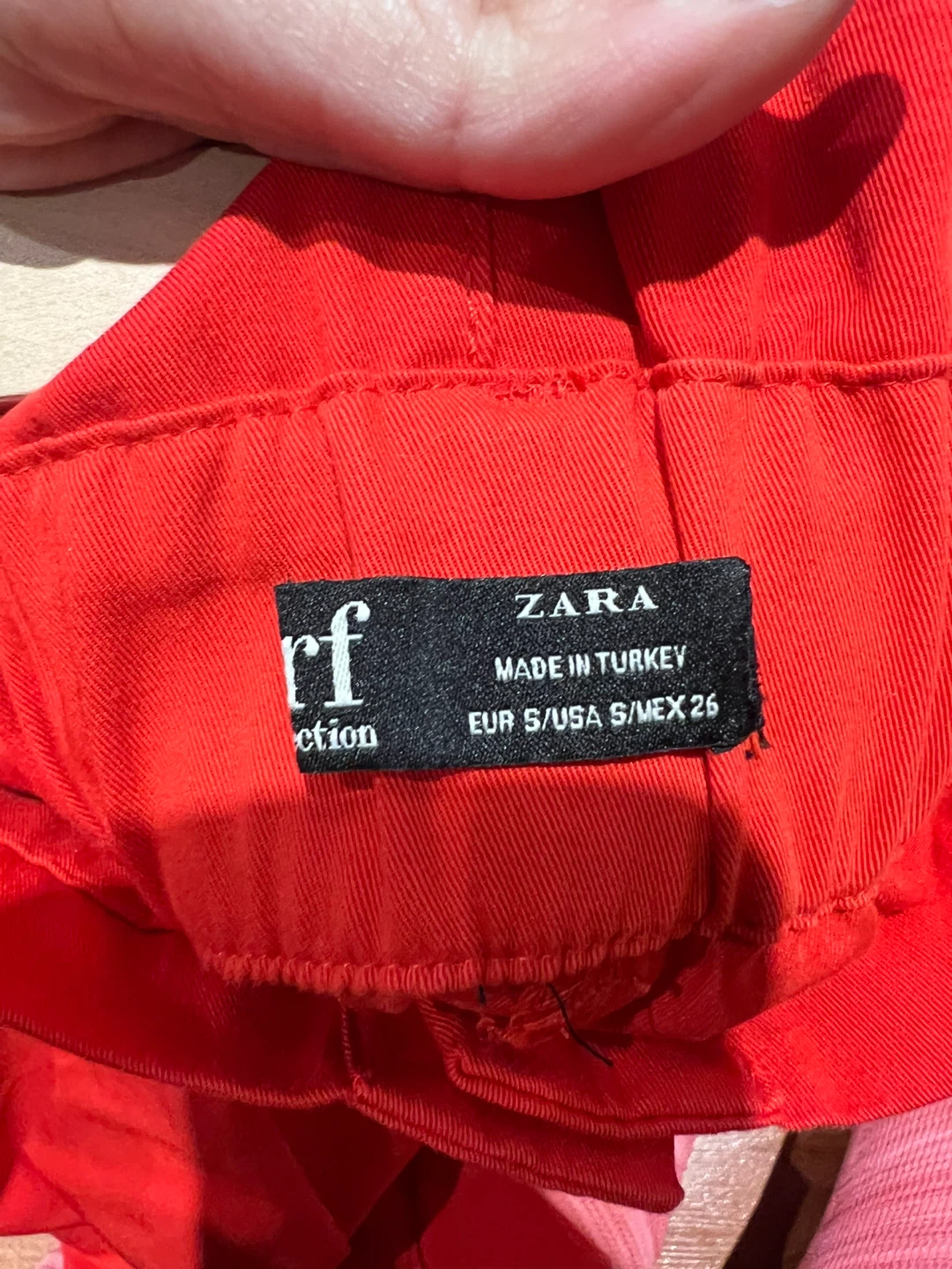 Red Mini Skirt Size S - photo 3