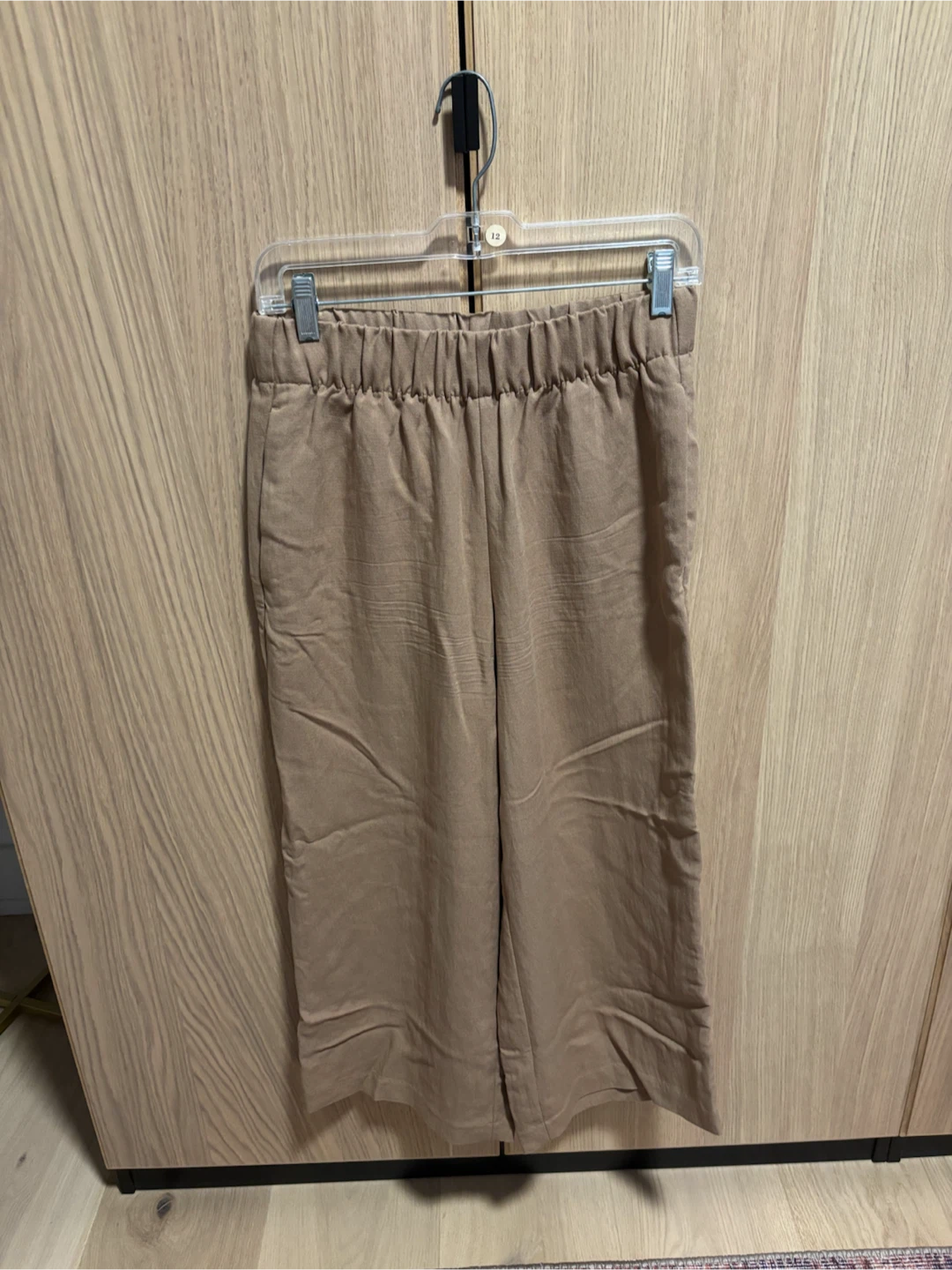 Women’s H&M Wide-Leg, High Waist Cropped Dress Pants - Small