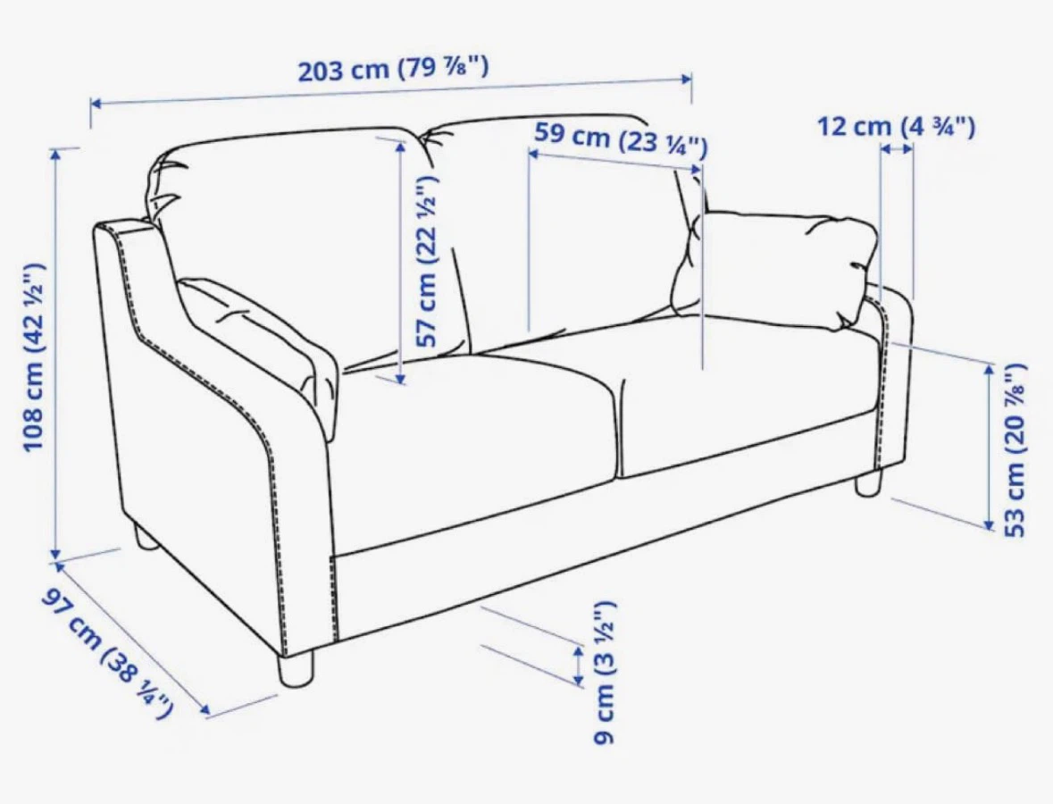 ikea vinliden sofa - photo 3