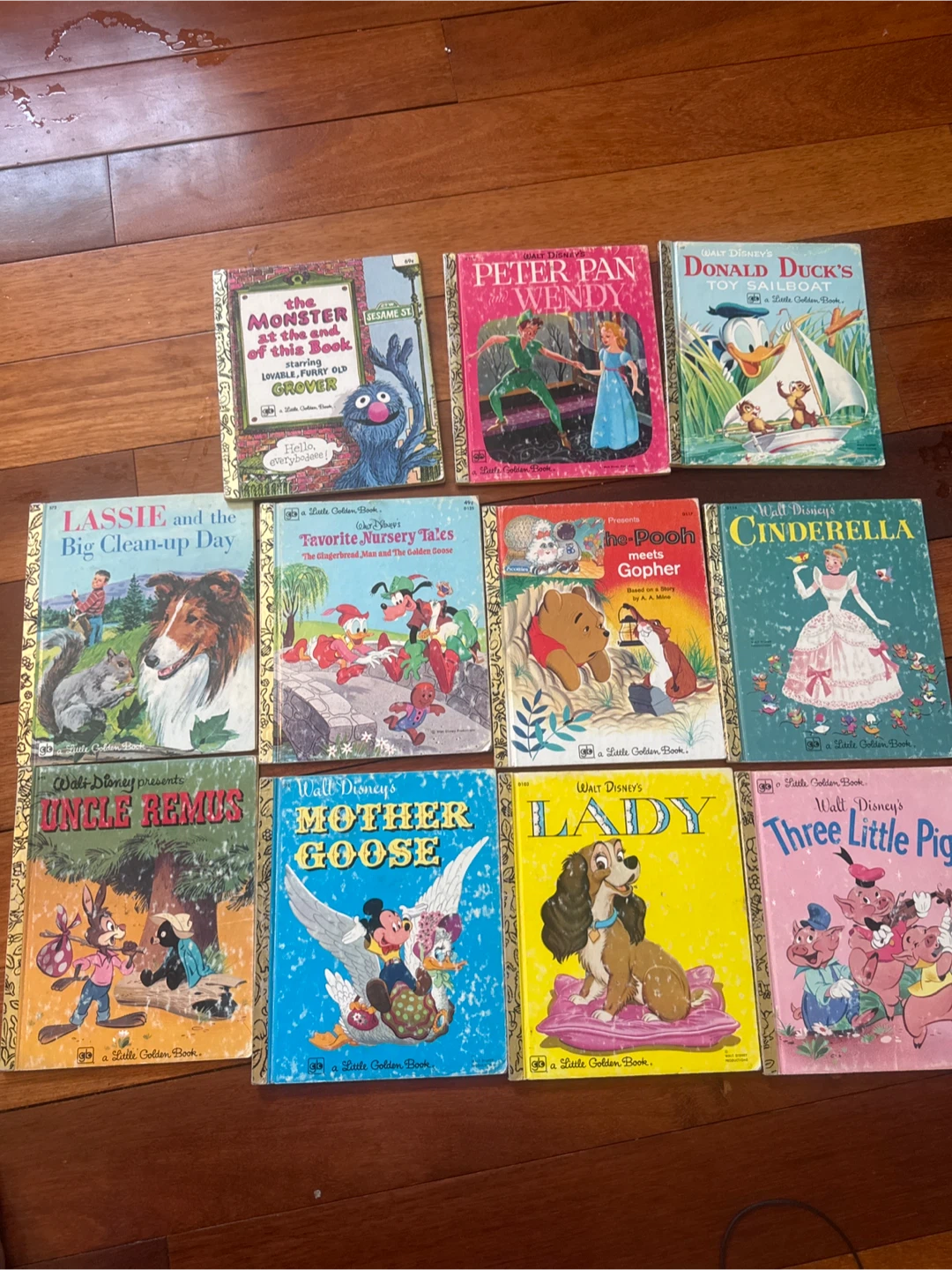 Set of 11 Vintage Little Golden Books