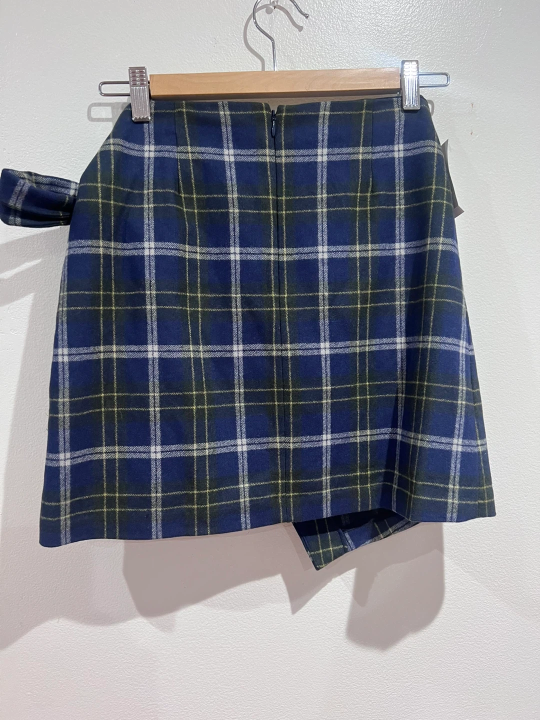 Women's Plaid Wrap Mini Skirt - photo 2