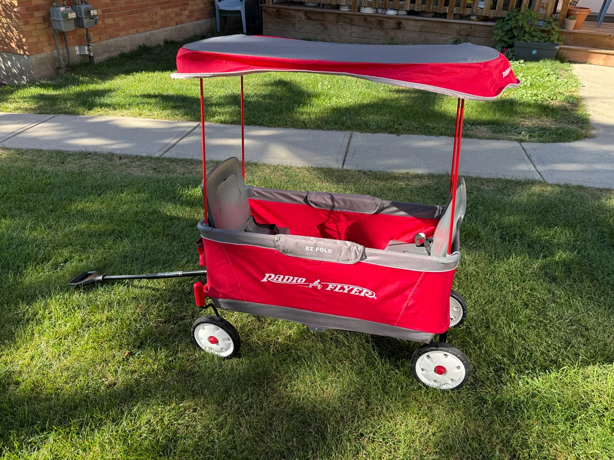 Radio Flyer EZ Fold Wagon with Canopy