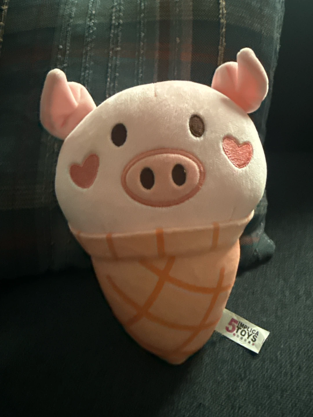 5Implica Toys Pig Ice Cream Plush