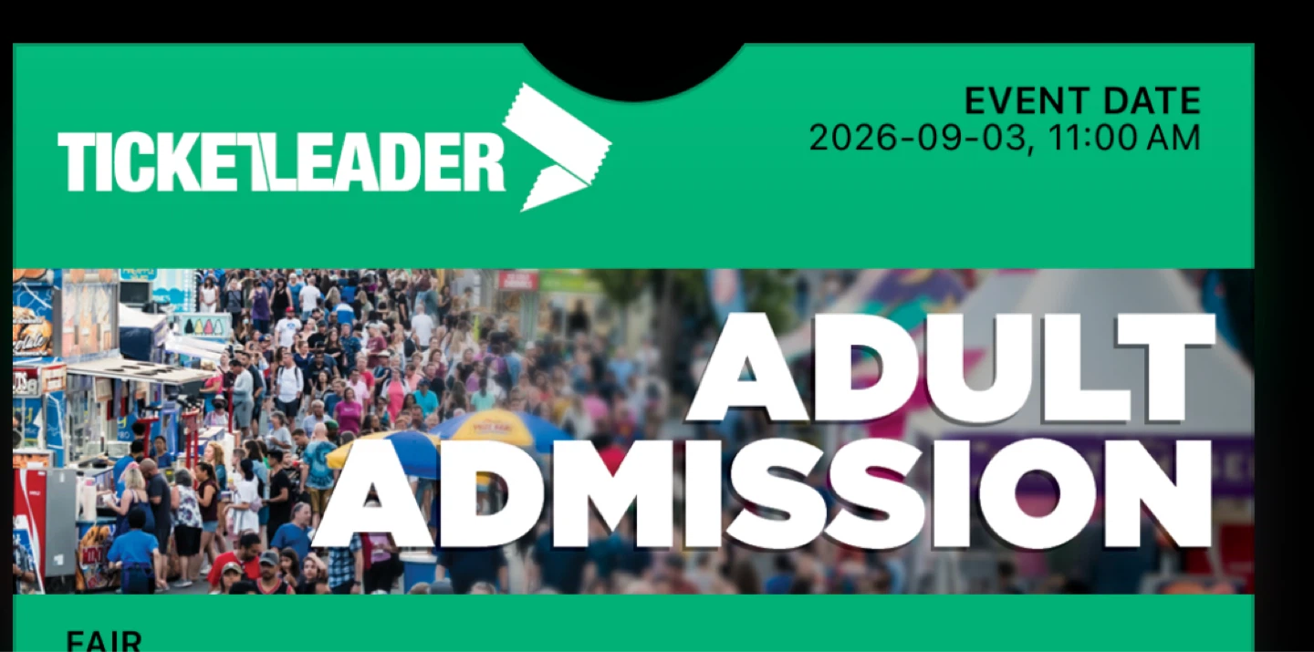 TicketLeader Adult Fair Admission Ticket