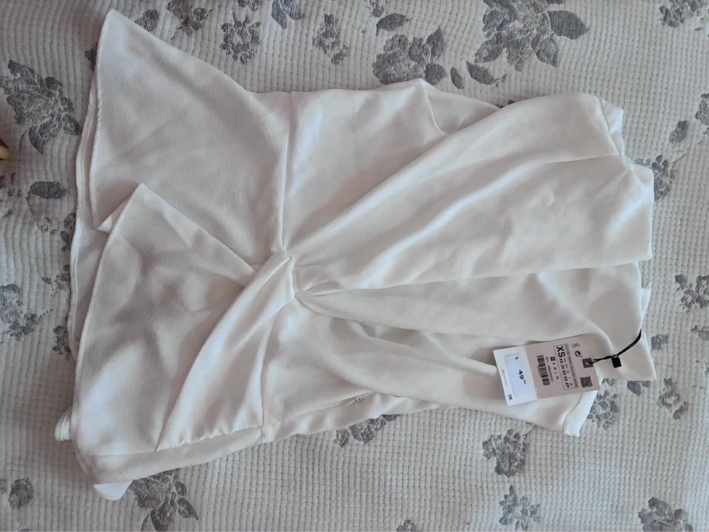Zara White Sleeveless Top