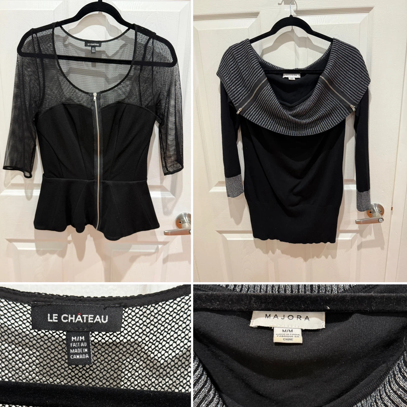 Women’s black tops