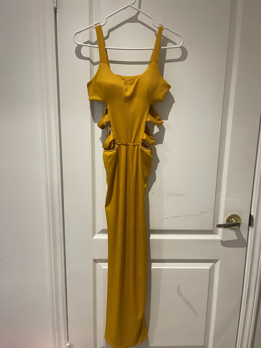 Yellow summer dress