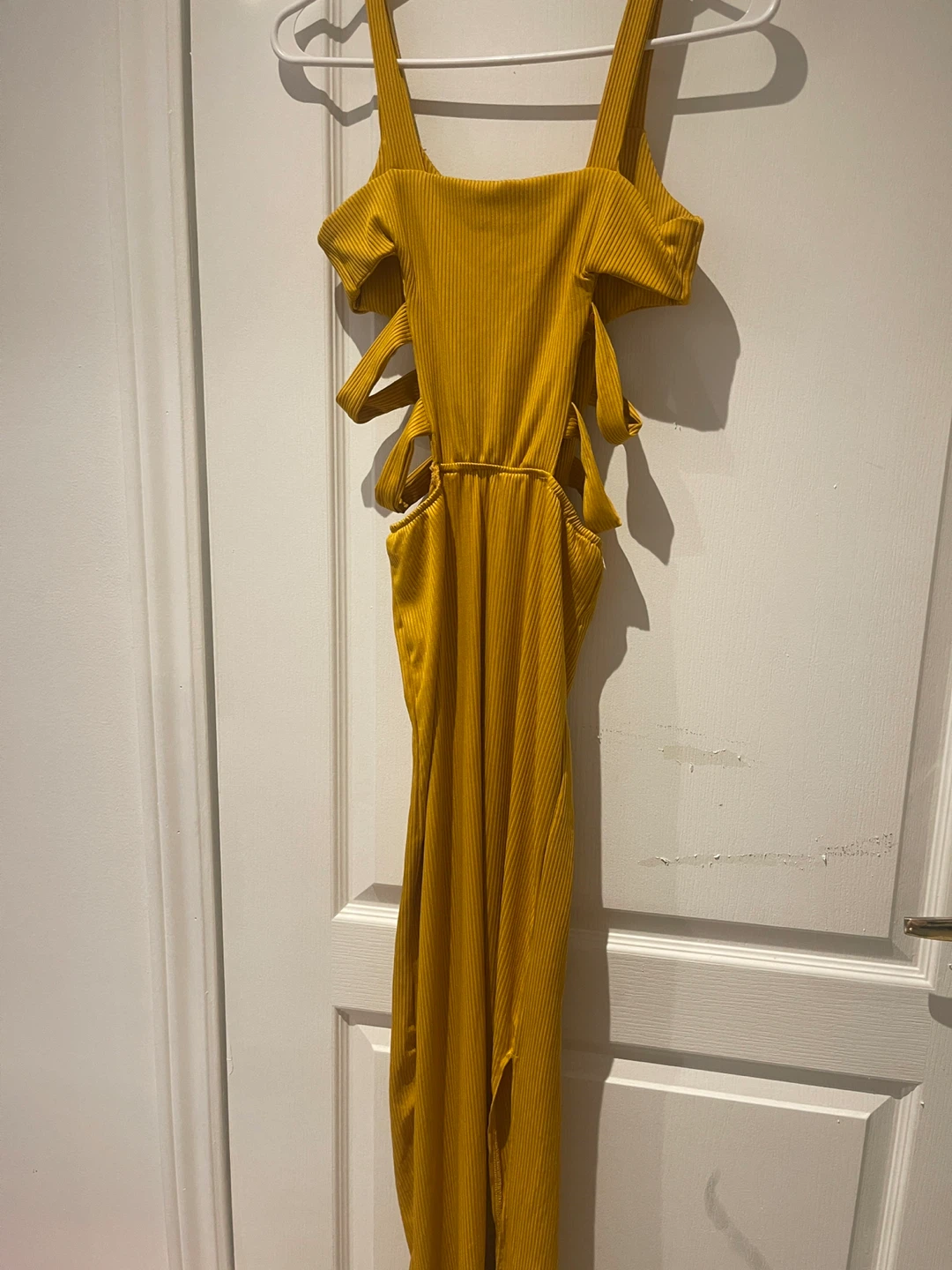 Yellow summer dress - photo 3