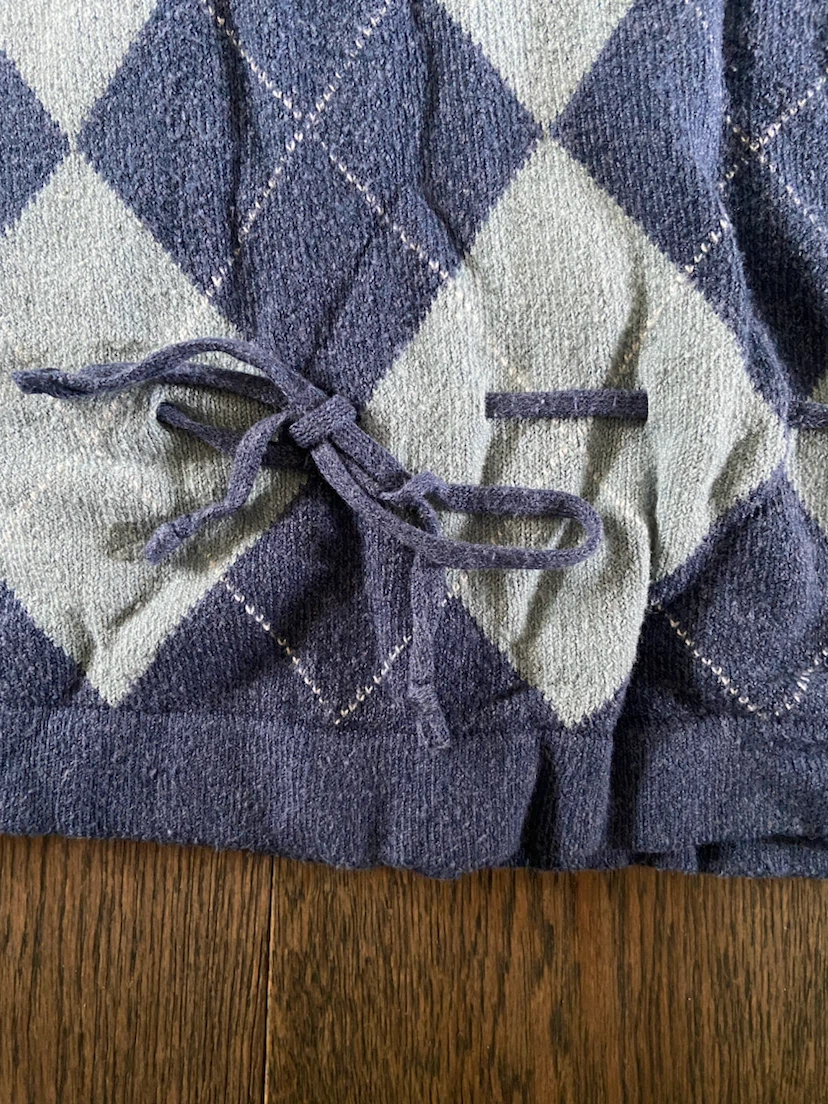 Unique Vintage Y2K Point Zero Argyle Hoodie S - photo 3