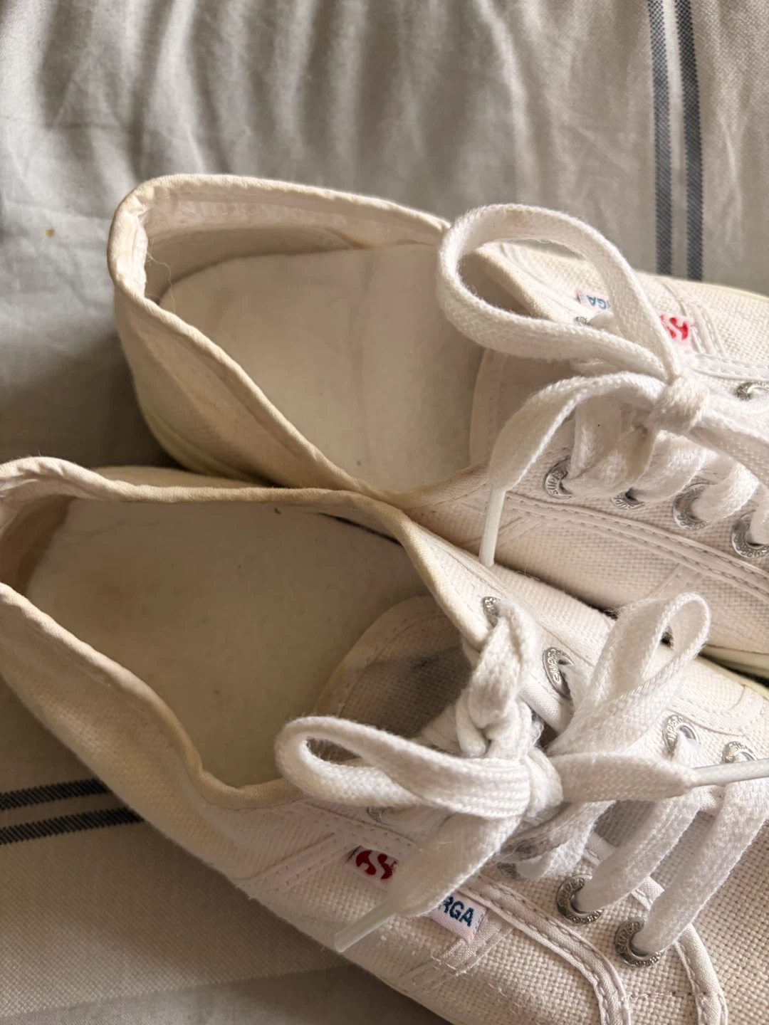 Superga 2750 Cotu Classic Canvas Shoes White Size 6 - photo 3