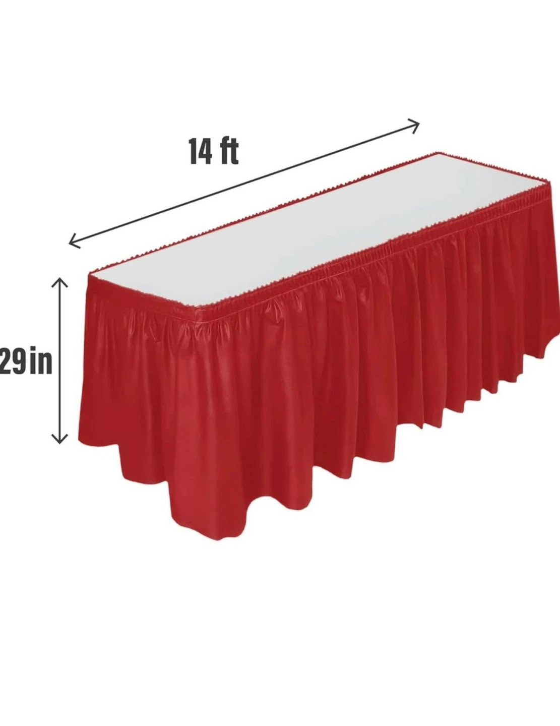 Pleated Table Skirt