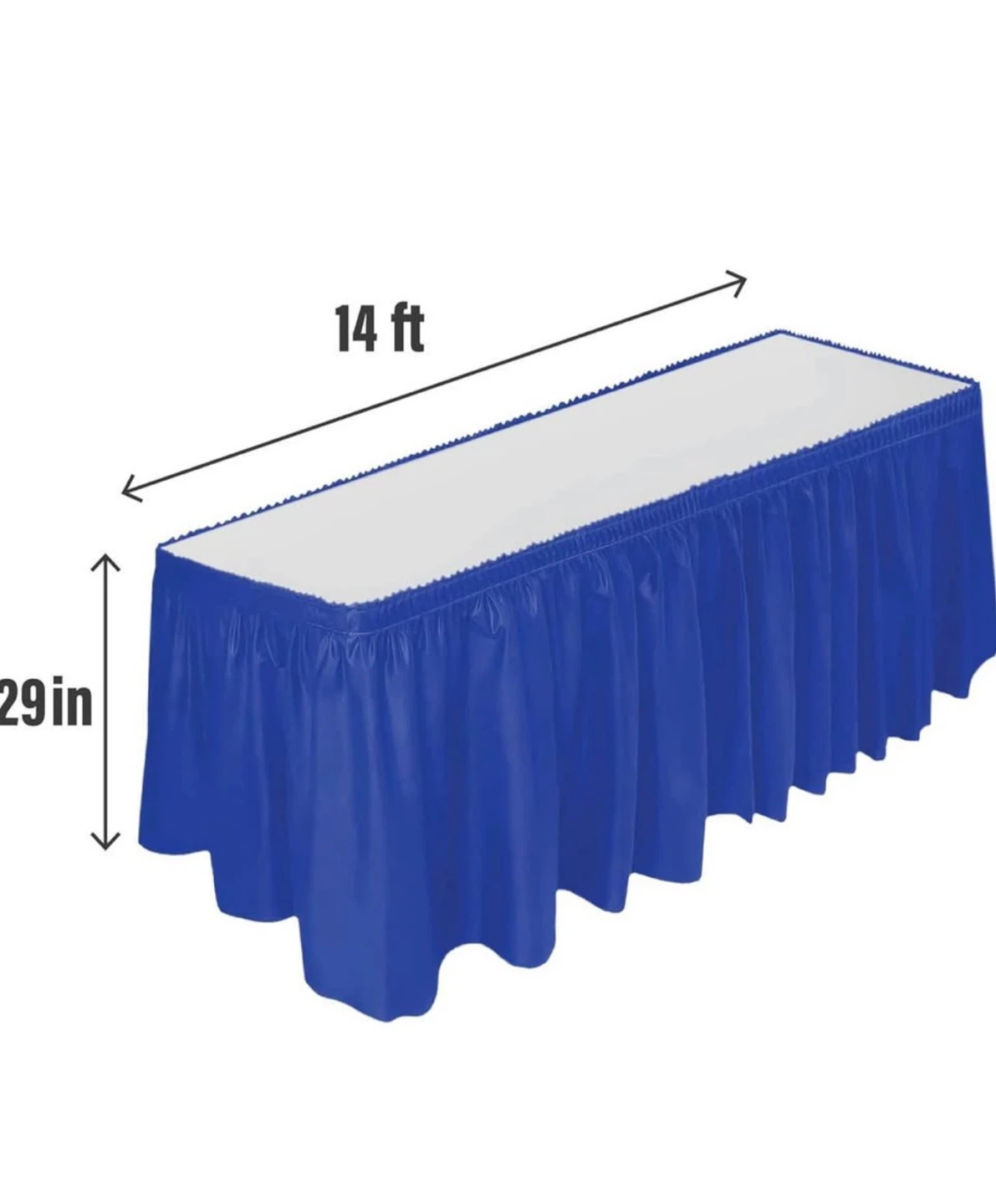 Pleated Table Skirt - photo 2