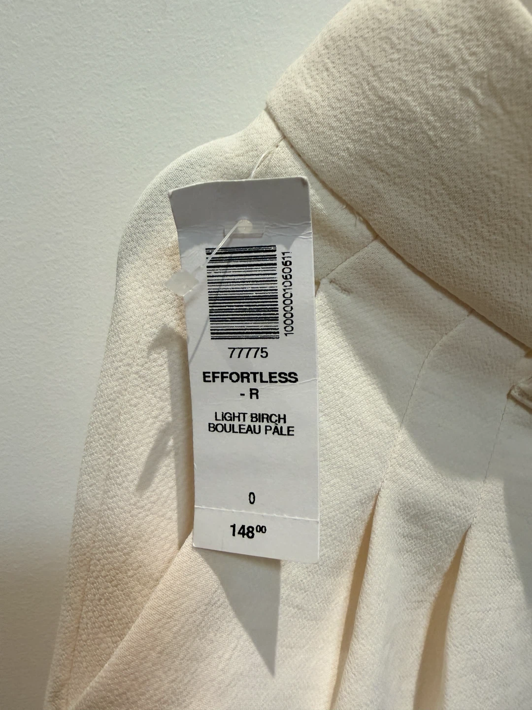 Aritzia Wilfred The Effortless Pant in Light Birch brand new - photo 3