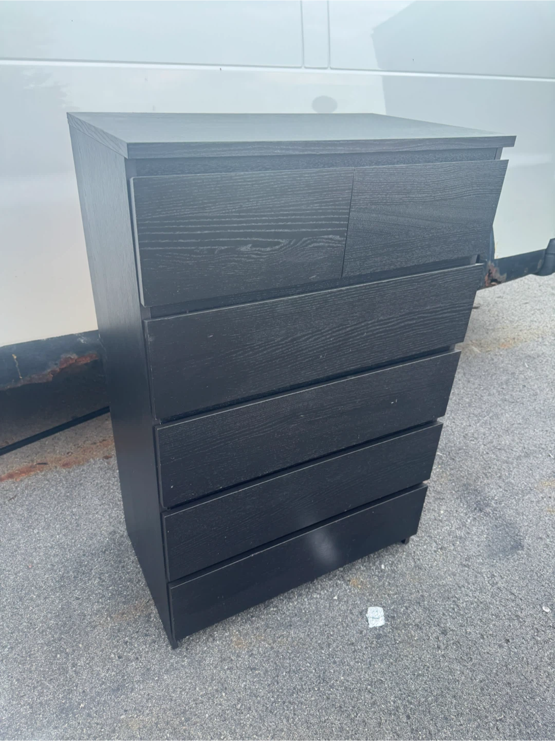 Ikea Black 5-Drawer Dresser - photo 2